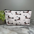 Pouch - Halloween Fall, Dog Dachshund Broom