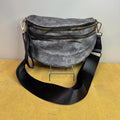 The Roni Nylon Crossbody - Medium Grey Acid Wash