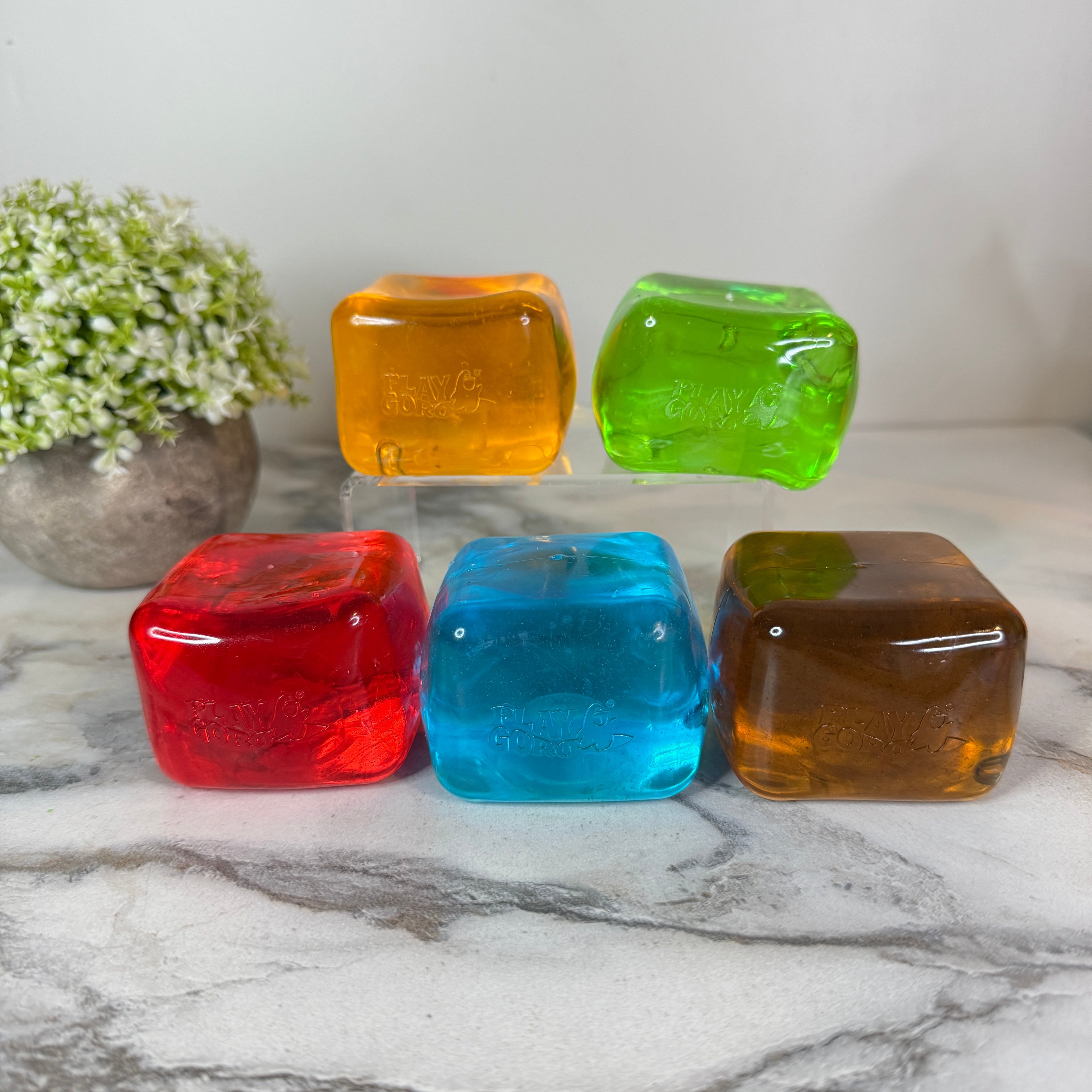 Squishy Toy - Soda Cube - Orange Squish