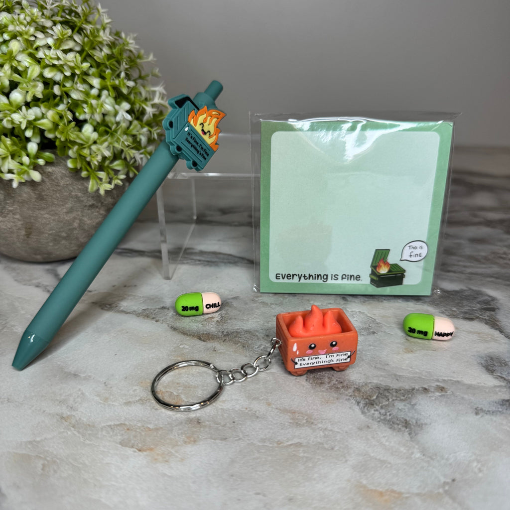 Bundled Set - Everything Is Fine Dumpster Fire
