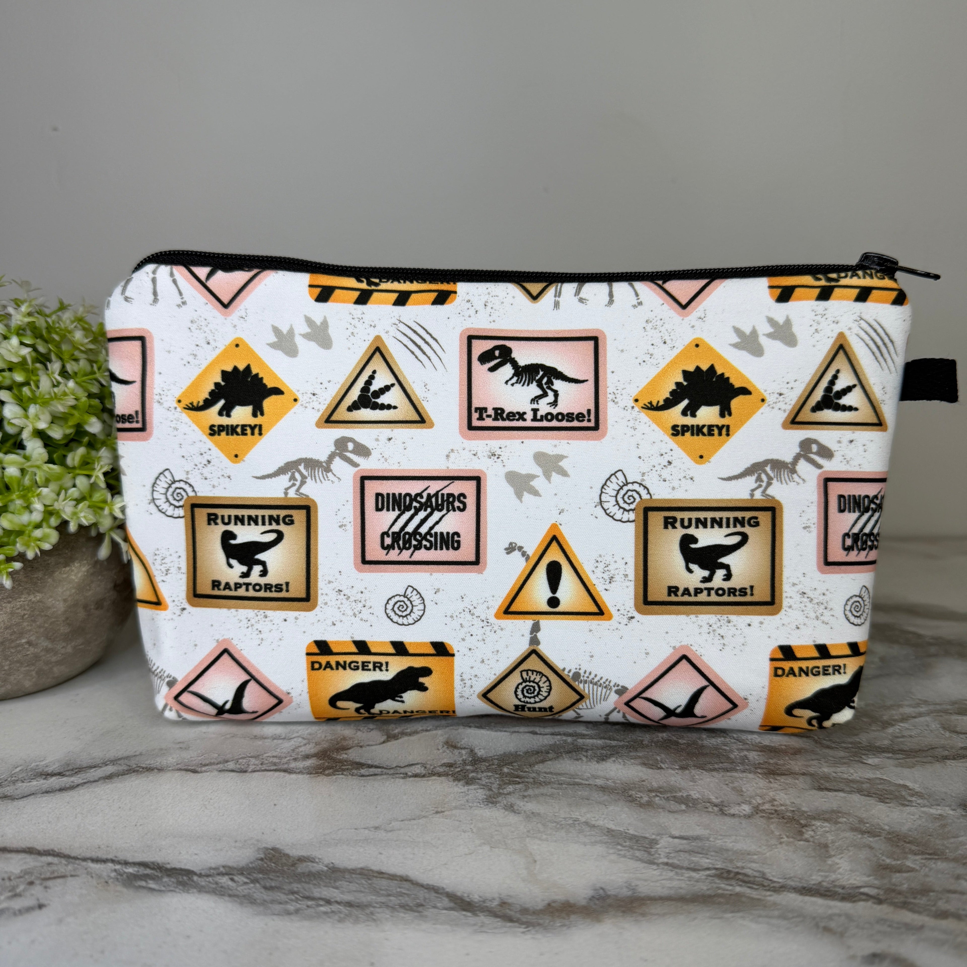 Pouch - Dino Danger Warning