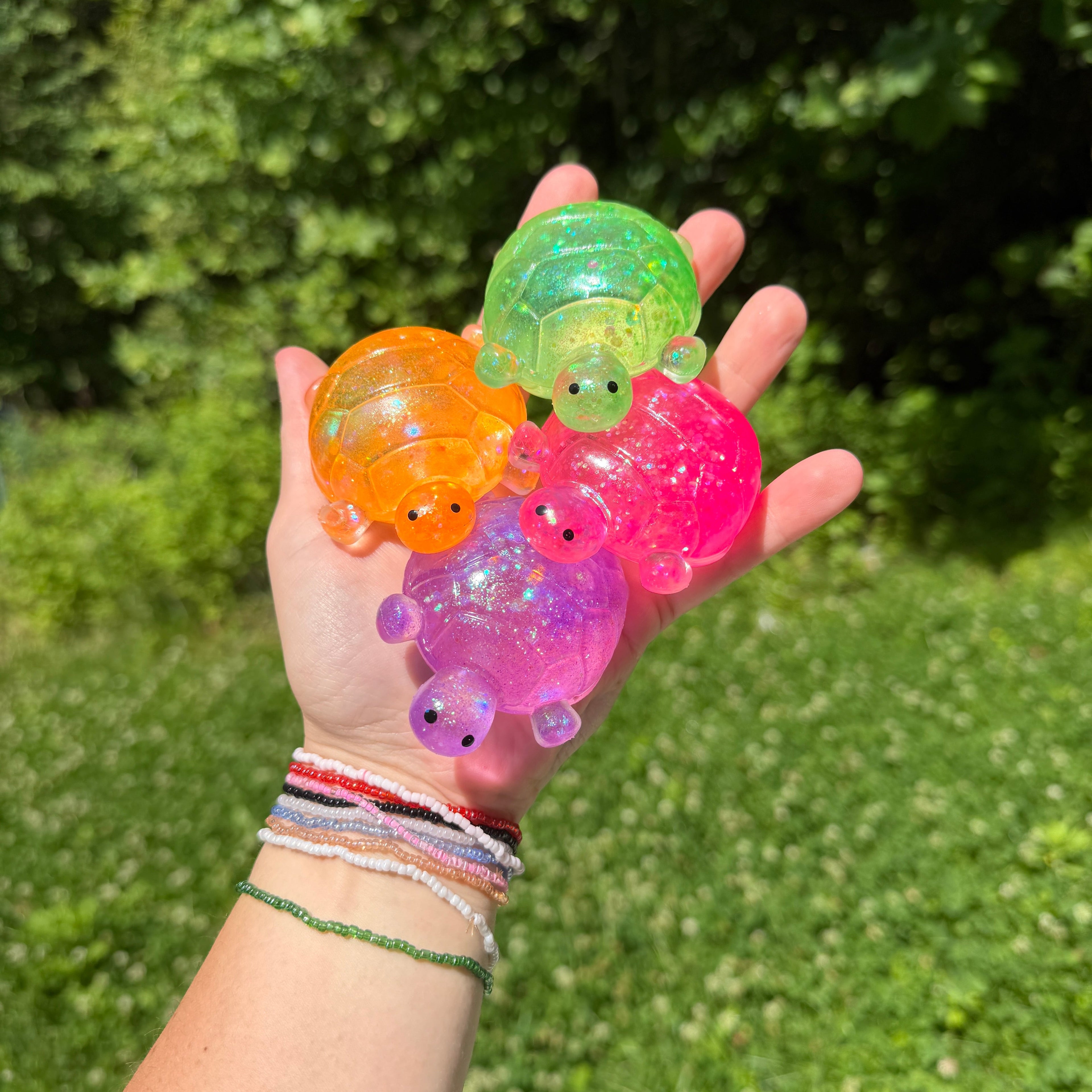 Squishy Toy - Glitter Turtle