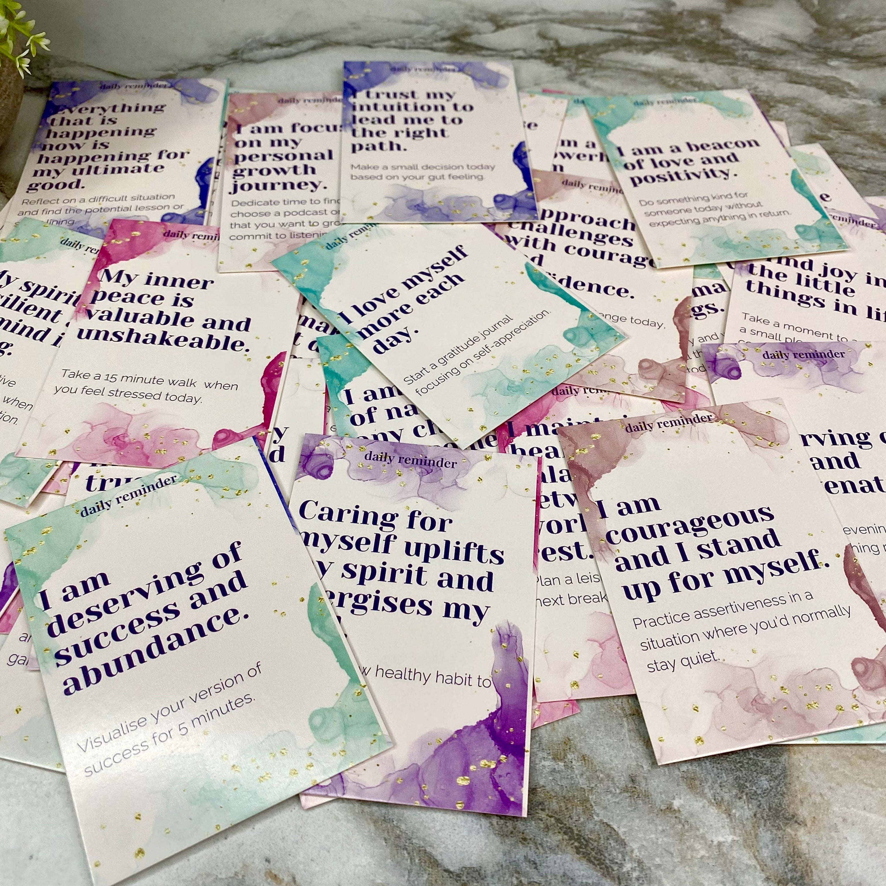 Daily Reminder Cards