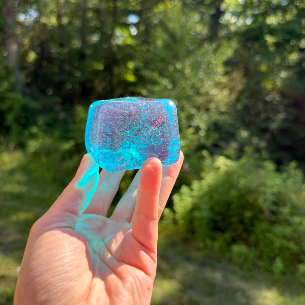Squishy Toy - Soda Cube - Blue Raspberry Ice
