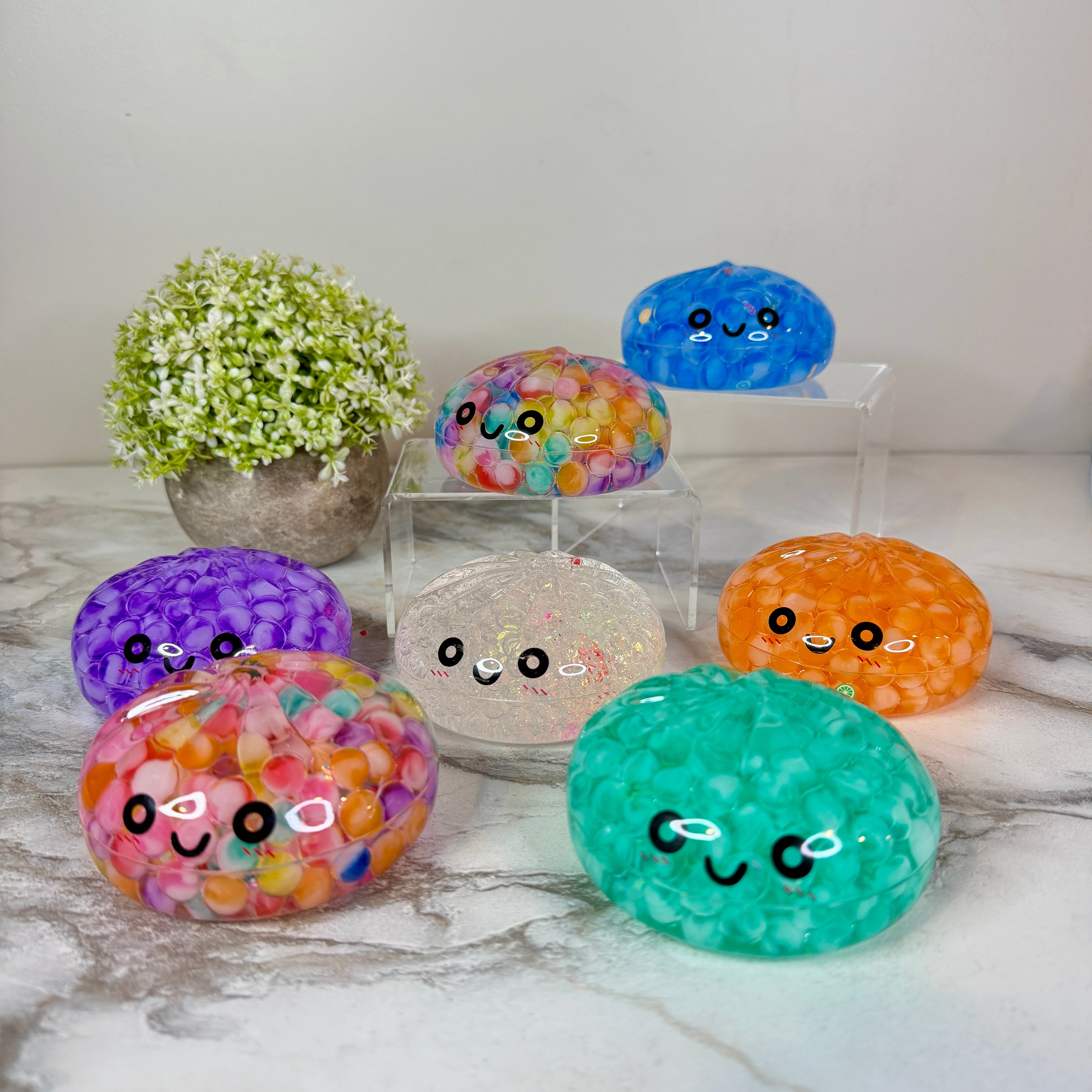 Squishy Toy - Viral Dumpling, Acrylic Bubble Boba