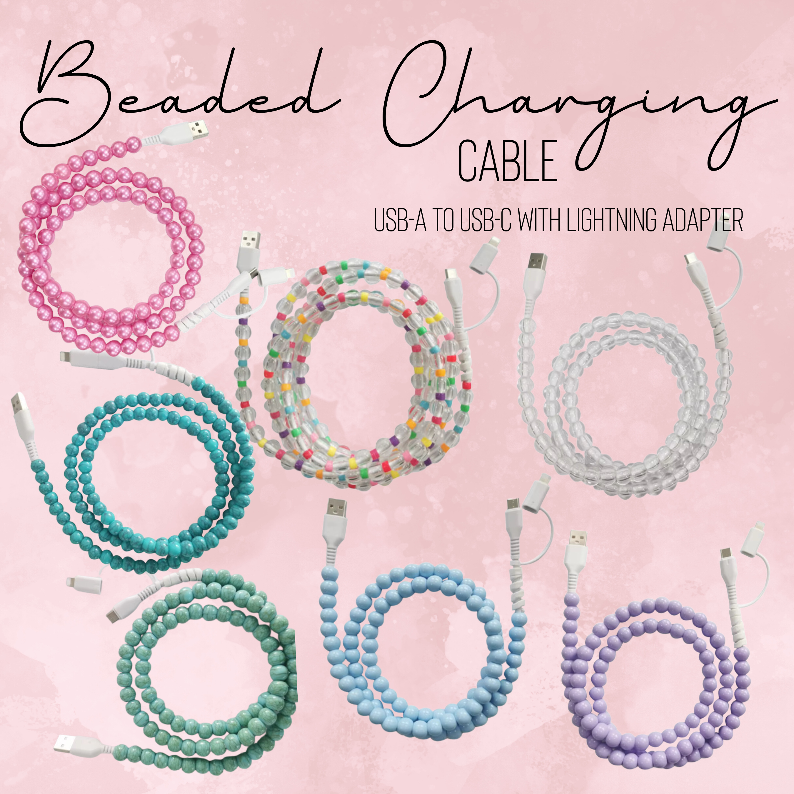 Charging Charger Cord - Beaded #2